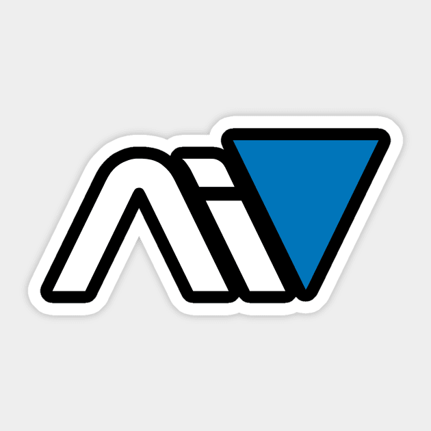 Andromeda Initiative symbol 02 Sticker by The_Interceptor